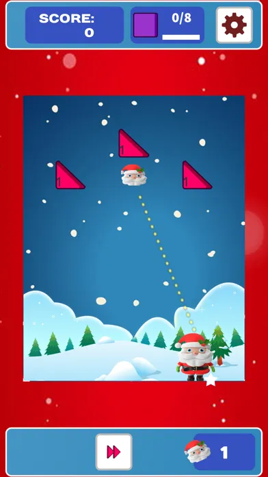 Brick Breaker Santa Screenshots