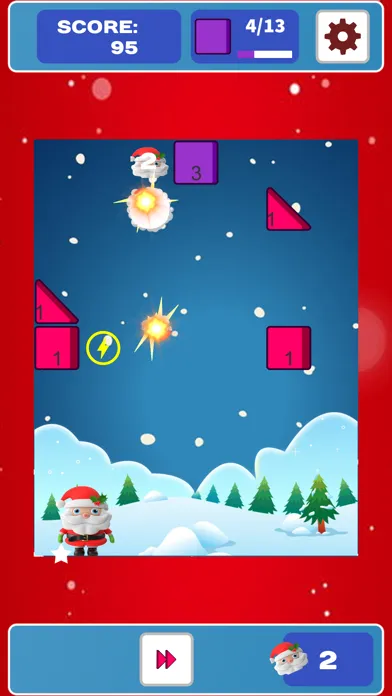Brick Breaker Santa Screenshots