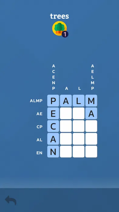 Screenshot di WordGram