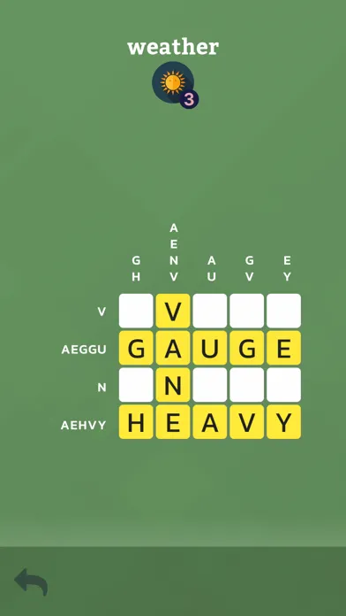 Screenshot di WordGram