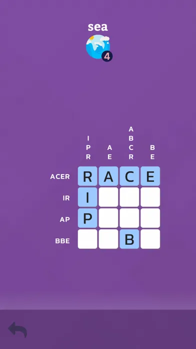 Screenshot di WordGram