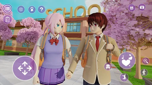 YUMI High School Simulator 3D Ekran Görüntüleri