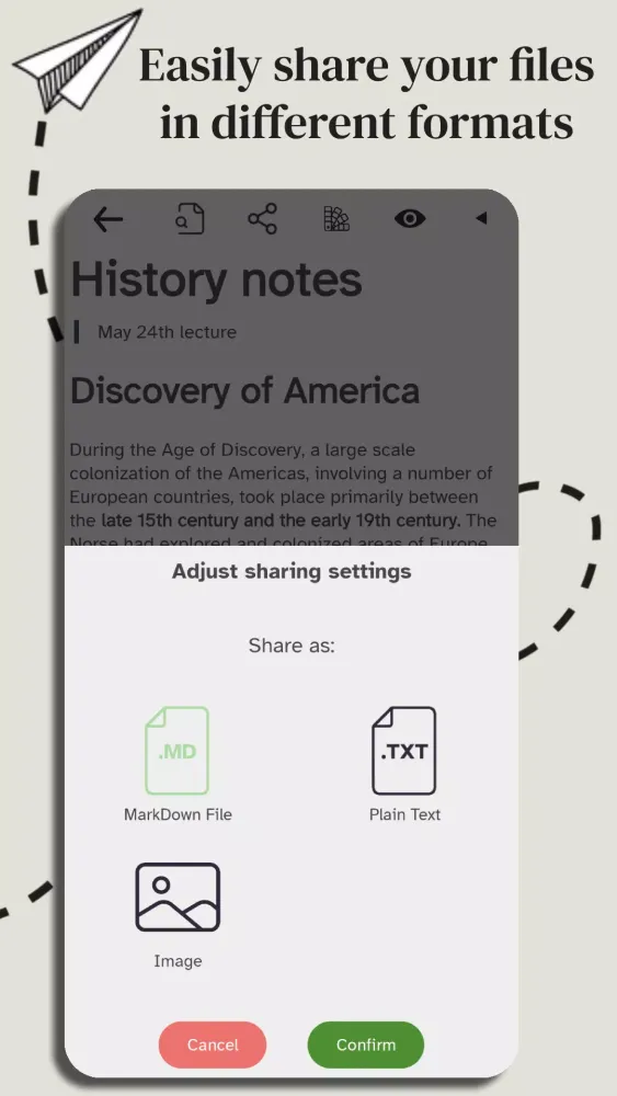 Capturas de pantalla de Markdown editor - PocketMark