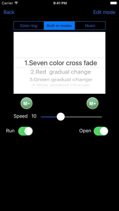 Zrzuty ekranu LED Magic Color