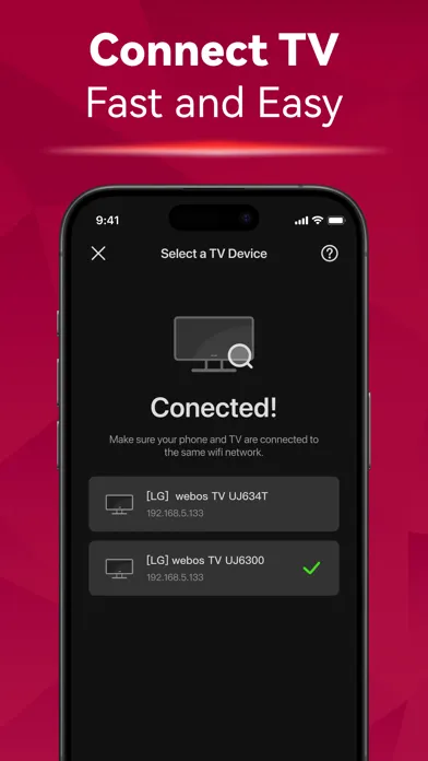 Free TV Remote™ for LG TVs Screenshots