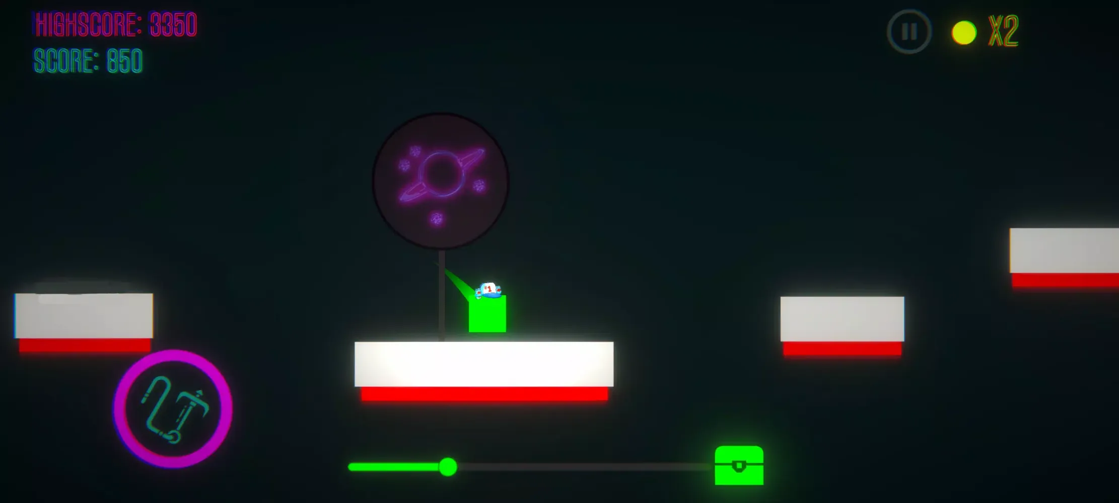Tangkapan layar Triangle Rush