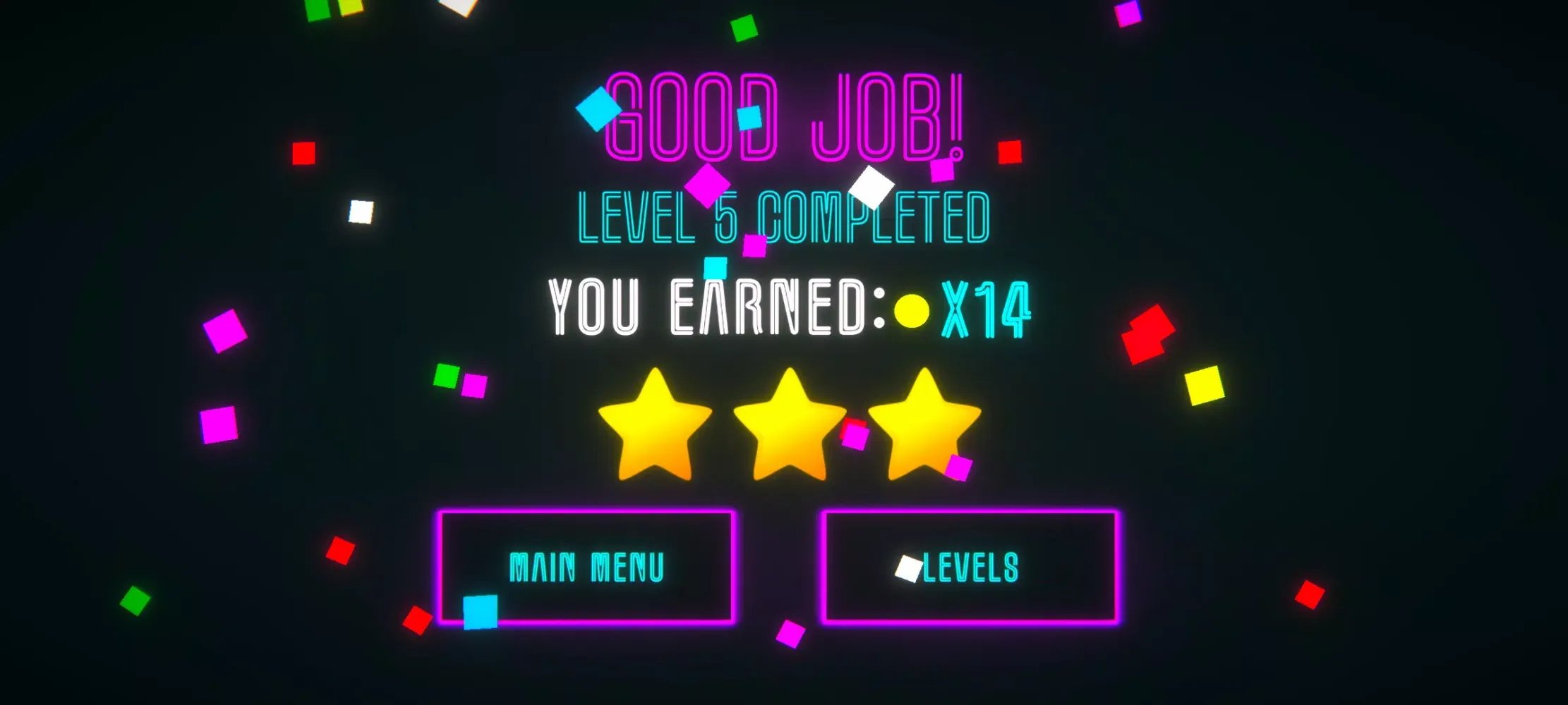 Tangkapan layar Triangle Rush