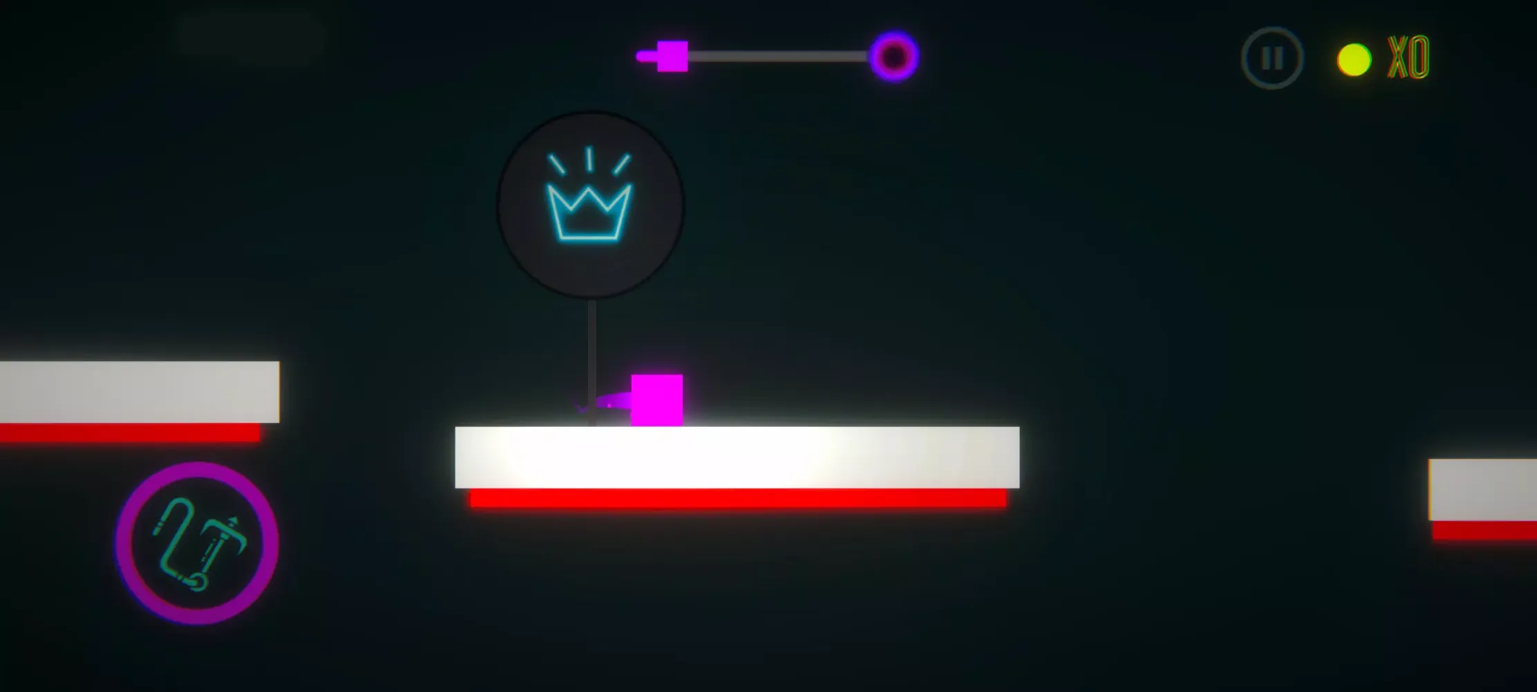 Tangkapan layar Triangle Rush