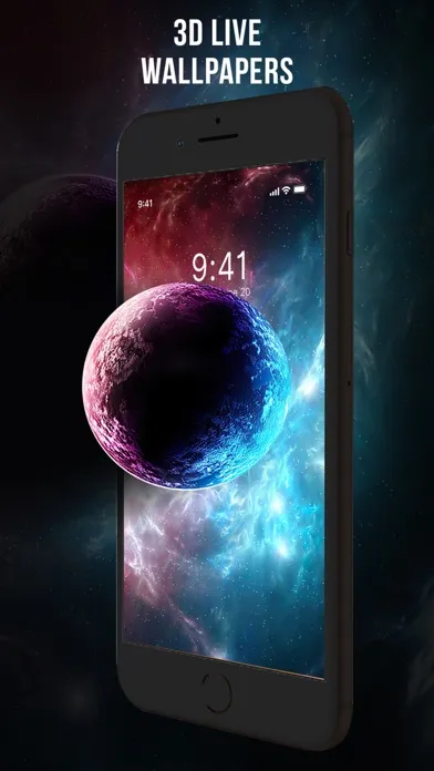 Lock Screen Depth 3D Wallpaper سکرین شاٹس