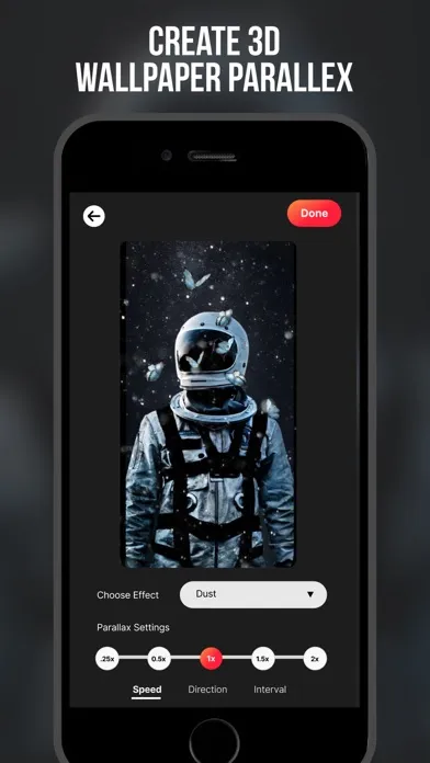 Lock Screen Depth 3D Wallpaper سکرین شاٹس