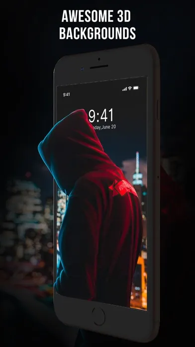 Lock Screen Depth 3D Wallpaper سکرین شاٹس