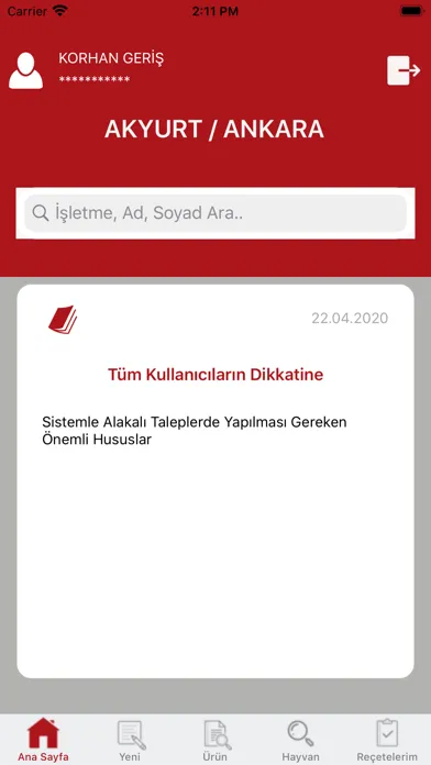 E-Reçete Ekran Görüntüleri