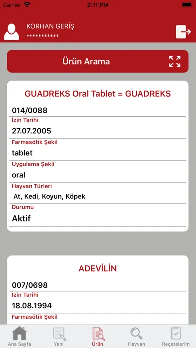 E-Reçete Ekran Görüntüleri