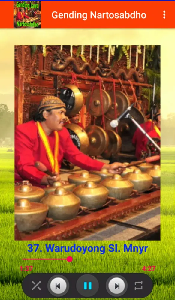 ภาพหน้าจอของ Lagu Gending Jawa Nartosabdho