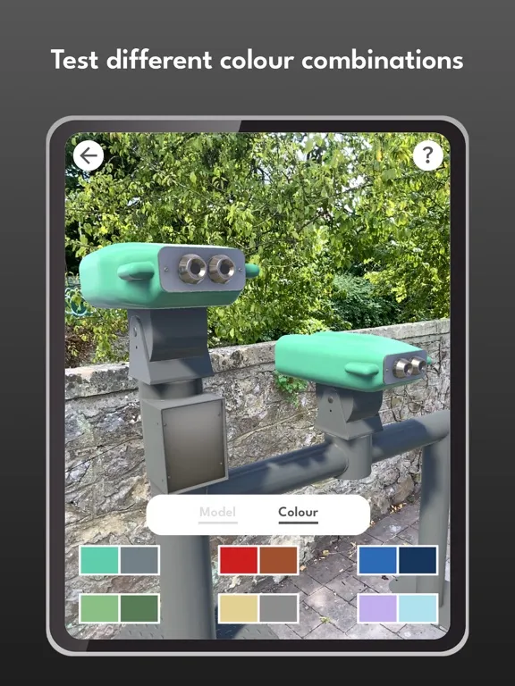 Capturas de tela do Zubr Binoculars iPad 