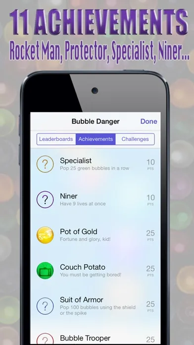 Ảnh chụp màn hình của Bubble Danger