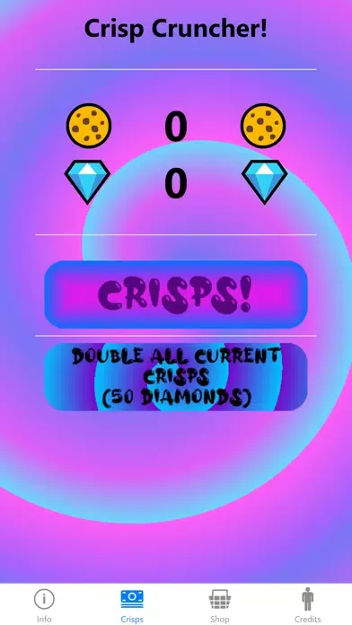 Capturas de tela do Crisps!