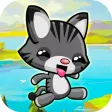 A brave cat - parkour A brave cat - parkour