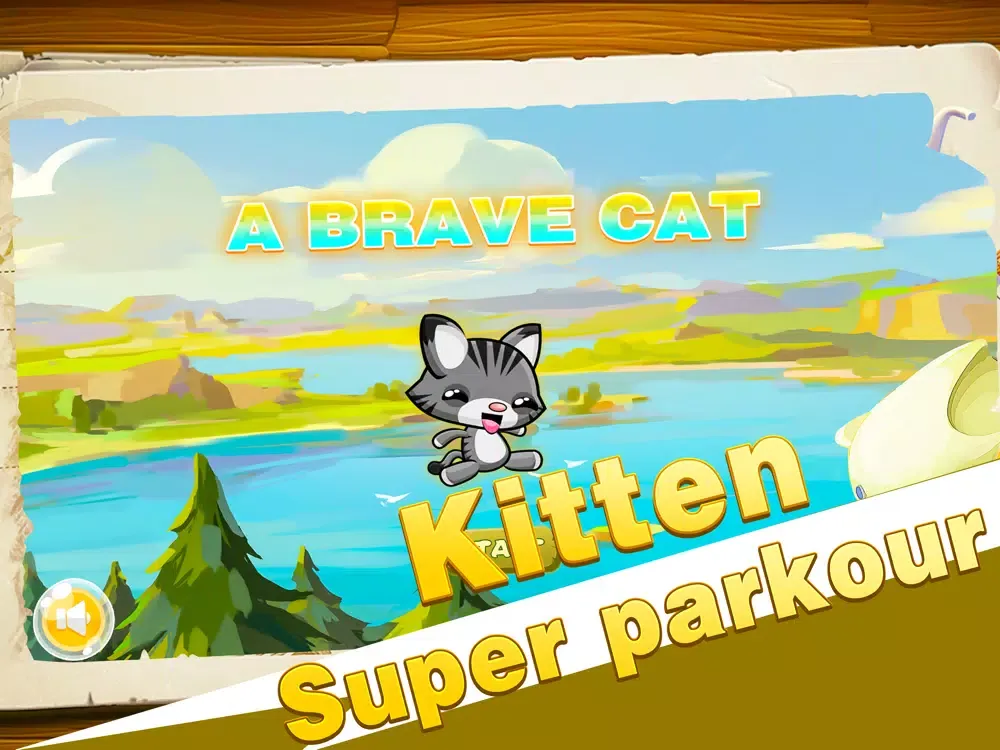 Tangkapan skrin A brave cat - parkour iPad 