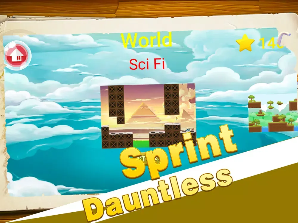 Tangkapan skrin A brave cat - parkour iPad 
