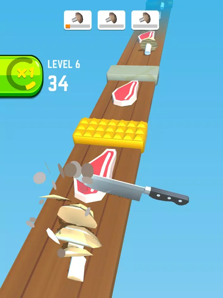 Knife Race 3D- Slice It Master iPad 应用截图