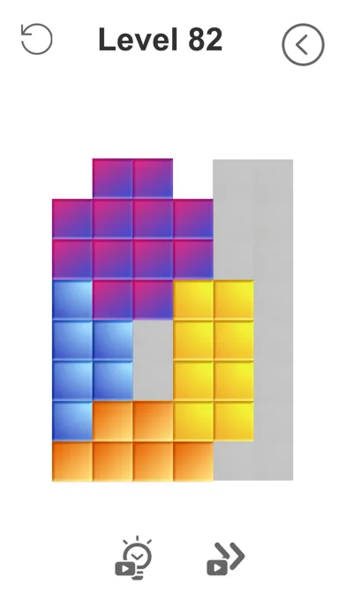 Captures d'écran de Fit Blocks 3D - Flip Puzzle