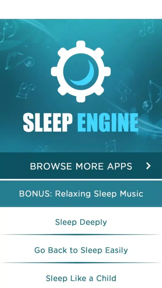 Sleep Engine Sounds With Hypnosis Pro سکرین شاٹس