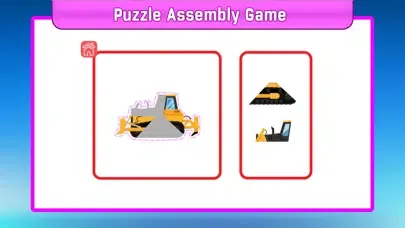 تصاویر Truck jigsaw puzzle for kids.