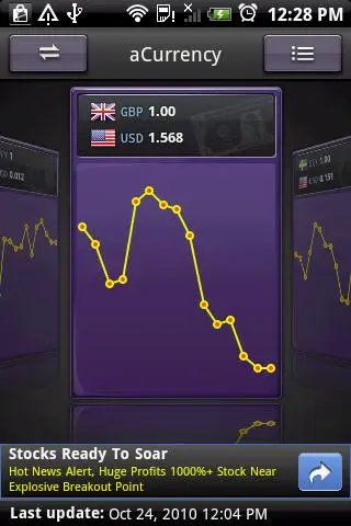 aCurrency (exchange rate) Screenshots