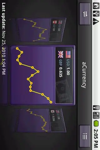 aCurrency (exchange rate) Screenshots