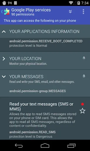aSpotCat - Permission Checker Screenshots