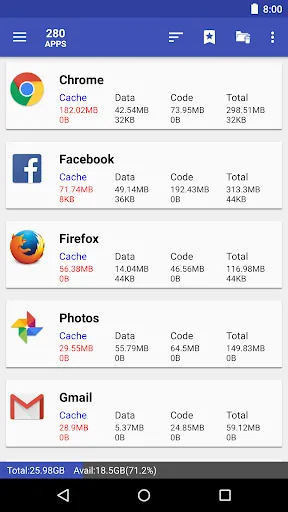Tangkapan layar 1Tap Cleaner (clear cache)