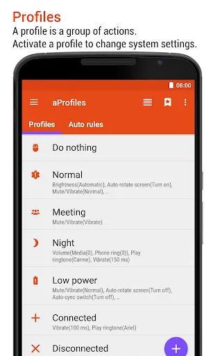aProfiles - Auto tasks Screenshots