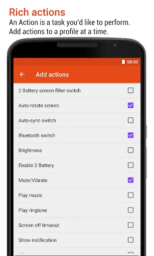 aProfiles - Auto tasks Screenshots