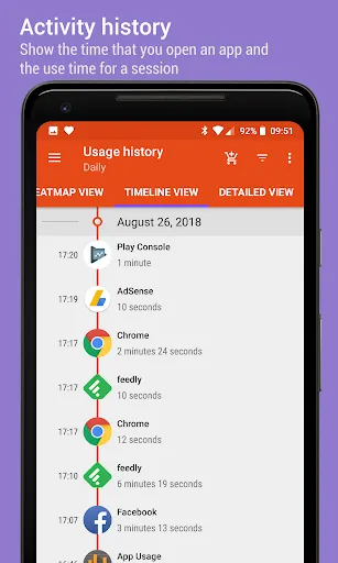 App Usage - Manage/Track Usage スクリーンショット