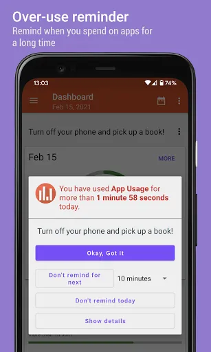 App Usage - Manage/Track Usage スクリーンショット