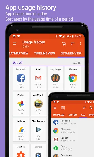 App Usage - Manage/Track Usage スクリーンショット