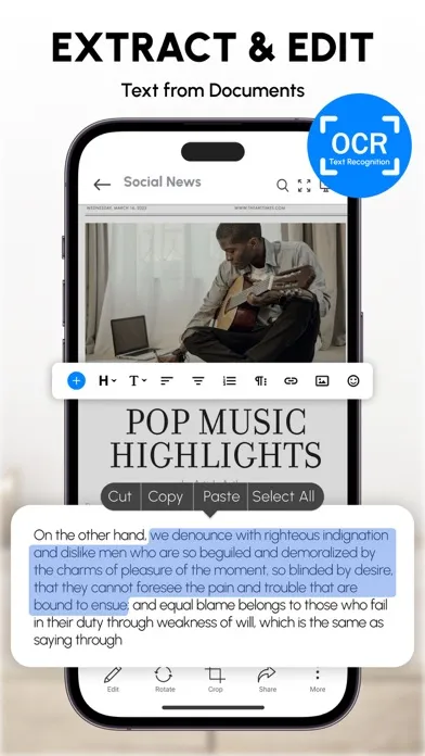 PDF Converter Scanner: Cam App Ekran Görüntüleri