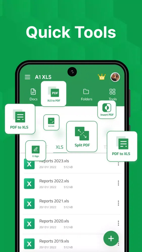 Ảnh chụp màn hình của XLSX Reader: XLS Viewer Editor