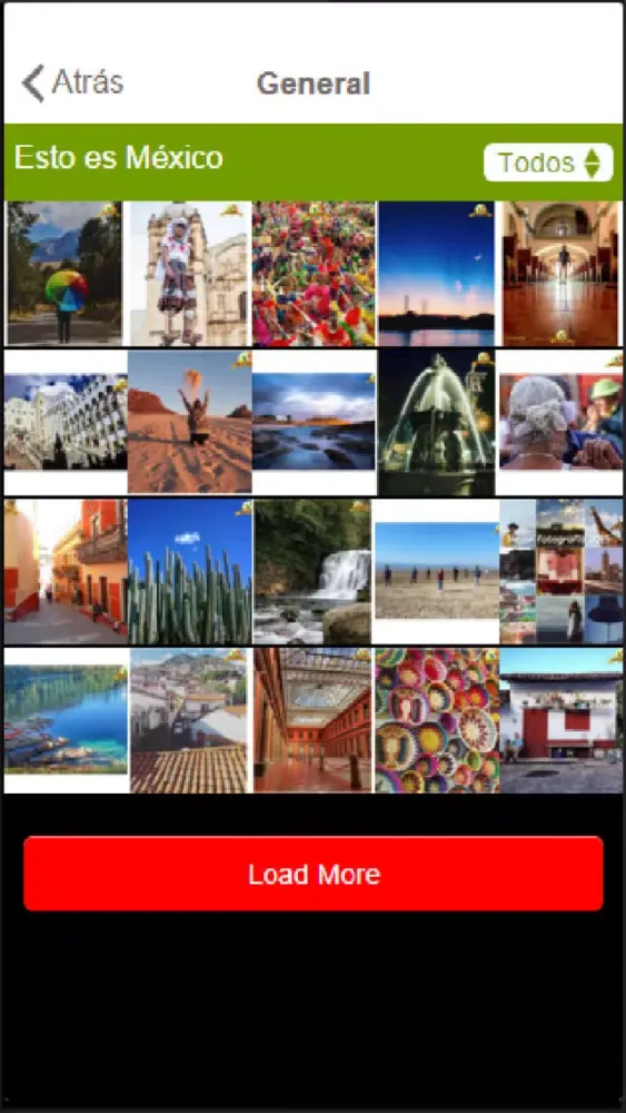 Ảnh chụp màn hình của Visita Mexico