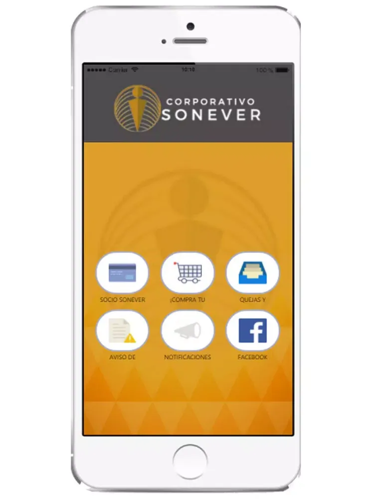 Captures d'écran de Corporativo Sonever iPad 