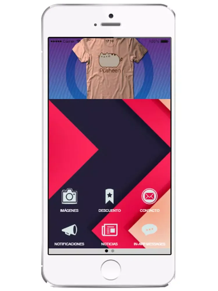 Capturas de pantalla de myTshirt iPad 