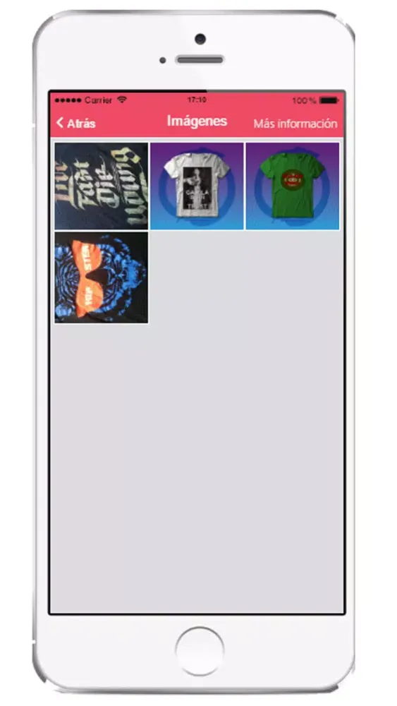 Capturas de pantalla de myTshirt