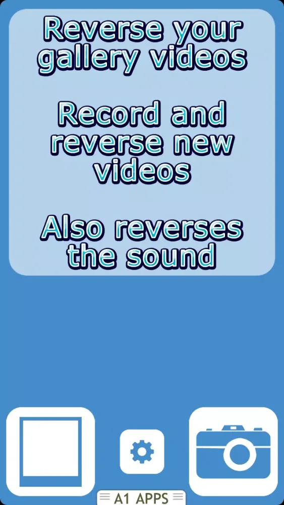 Zrzuty ekranu Reverse Video Creator With Sound Free