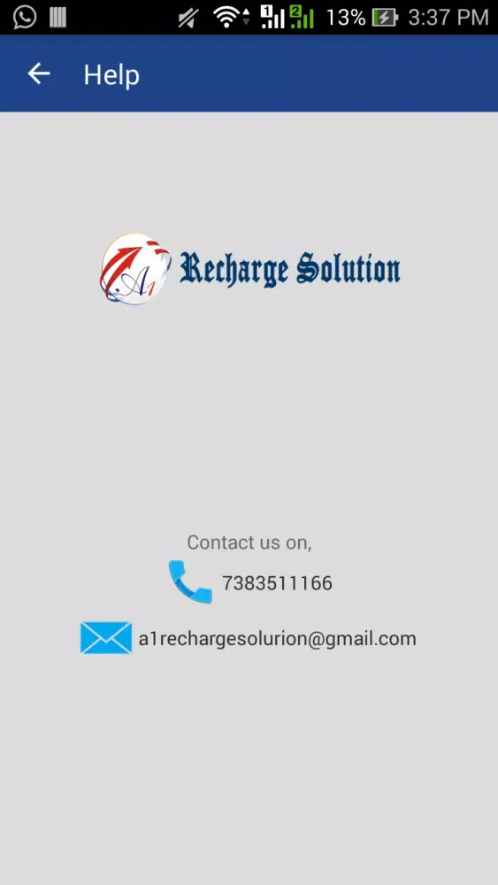 A1 Recharge Screenshots