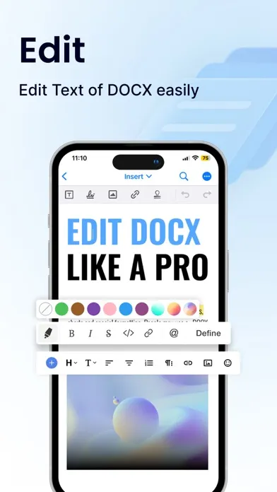 Office Word:Edit Word Document سکرین شاٹس