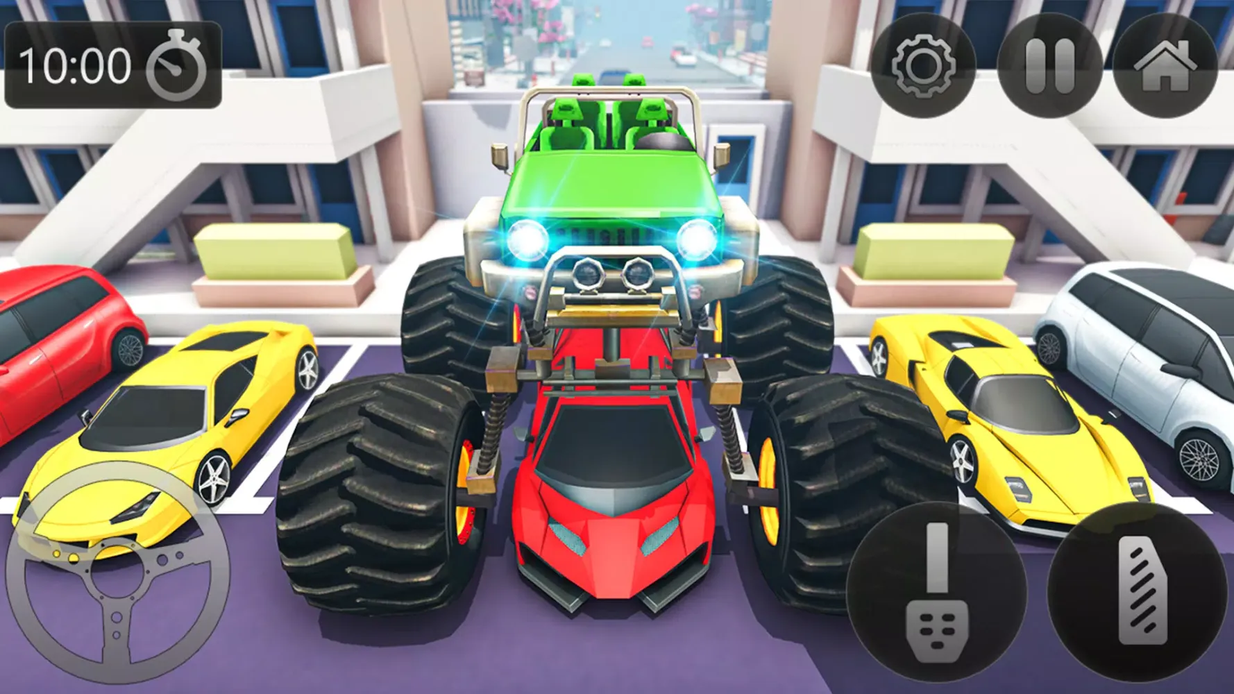 Smart Car Monster Truck Game Screenshots