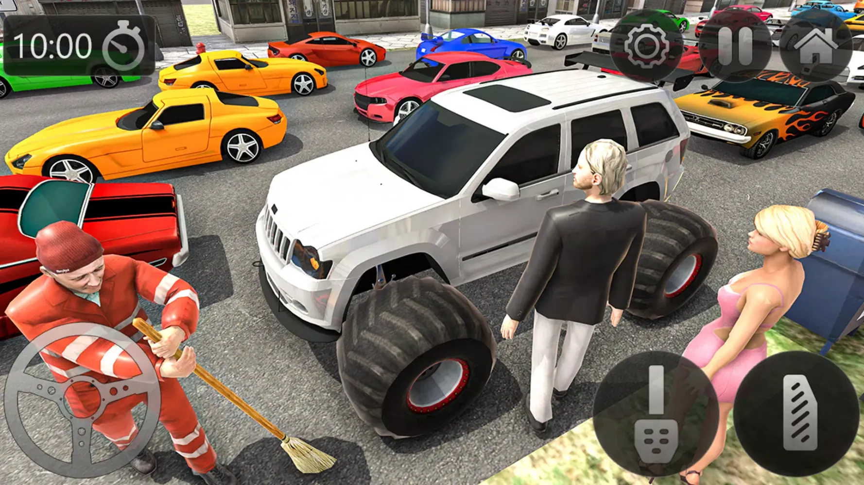 Smart Car Monster Truck Game Screenshots