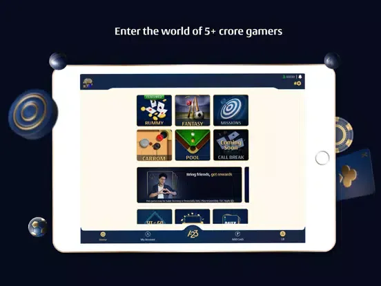 Capturas de pantalla de A23 Games - Rummy | Fantasy iPad 