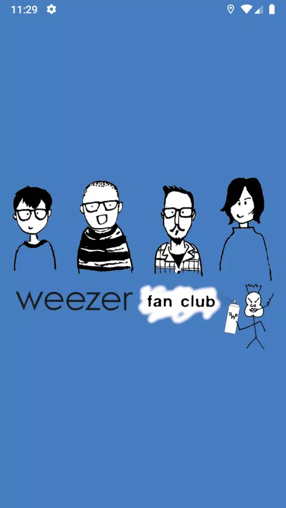 Capturas de tela do Weezer